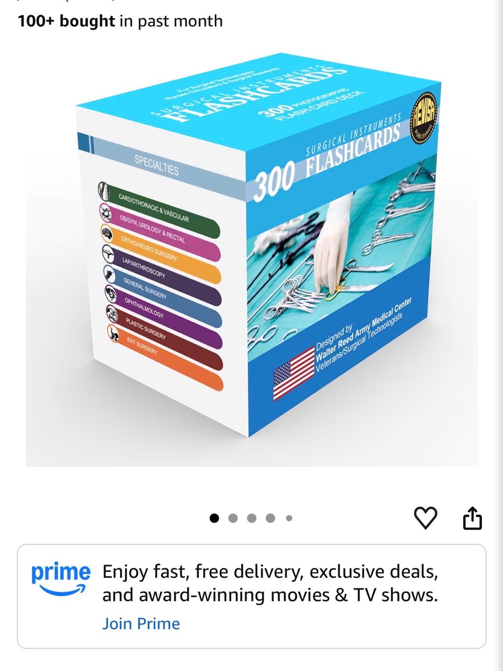 Surgical Instruments Flashcards - Blue/Turquoise - Picture 4 of 4